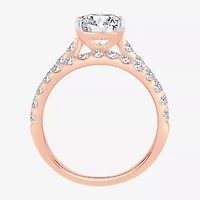 (H-I / SI1-SI2) Signature By Modern Bride Womens 2 1/2 CT. TW. Lab Grown White Diamond 14K Gold Oval Bridal Set
