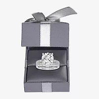 Signature By Modern Bride (G / Vs2-Si1) Womens 6 CT. T.W. Lab Grown White Diamond 14K Gold Round Side Stone Bridal Set