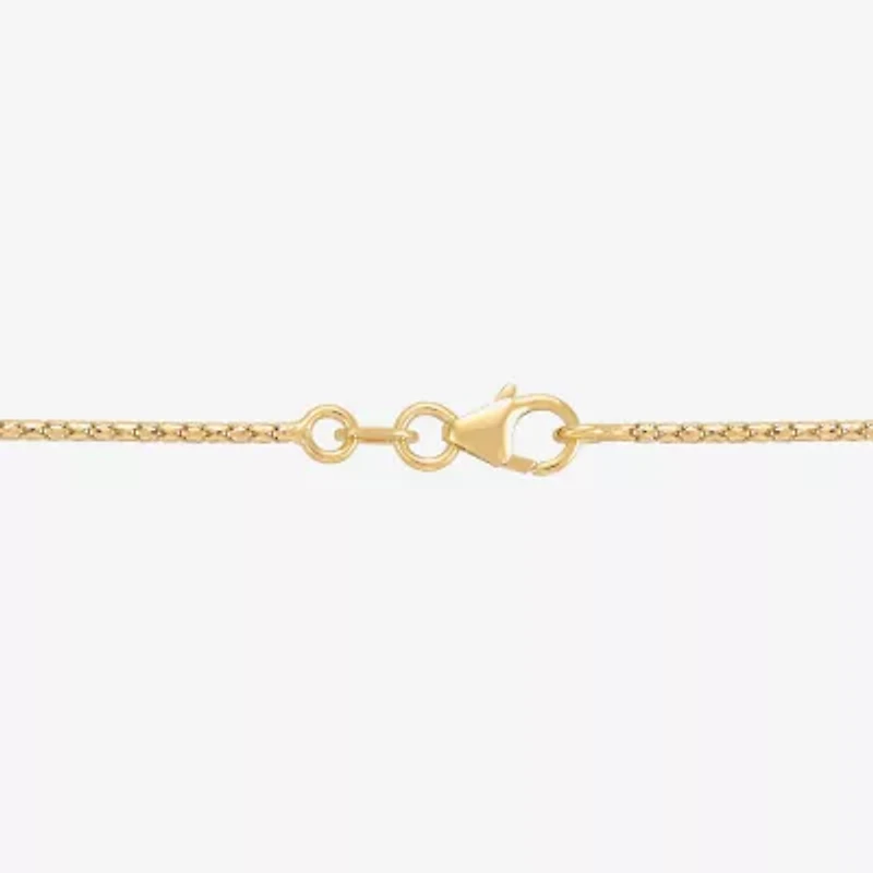 Made in Italy Womens 10K Gold 18 Inch Chain Necklace
