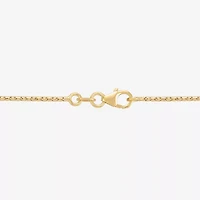 Made in Italy Womens 10K Gold 18 Inch Chain Necklace