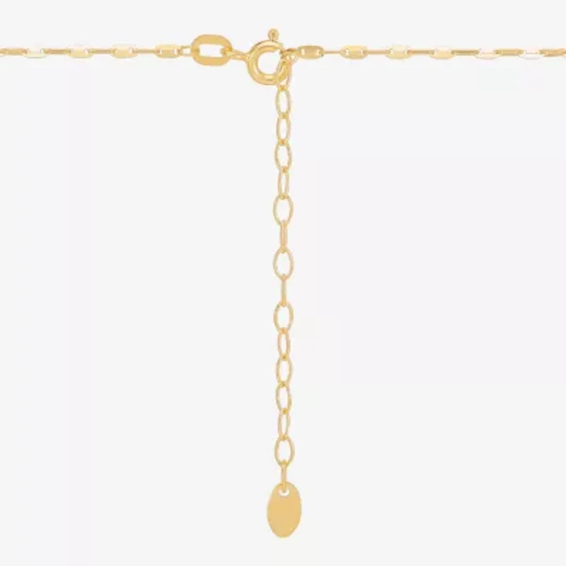 Made in Italy Womens 10K Gold 16 Inch Chain Necklace