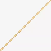 Made in Italy Womens 10K Gold 16 Inch Chain Necklace