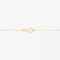 Silver Addiction Womens 10K Gold Heart 18 Inch Pendant Necklace
