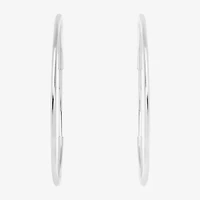 Womens 14K Gold 16mm Hoop Earrings