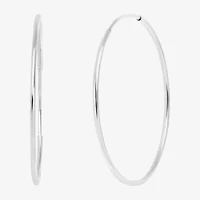 Womens 14K Gold 16mm Hoop Earrings