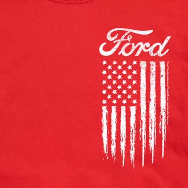 Novelty Mens Crew Neck Short Sleeve Regular Fit Big and Tall Graphic T-Shirt