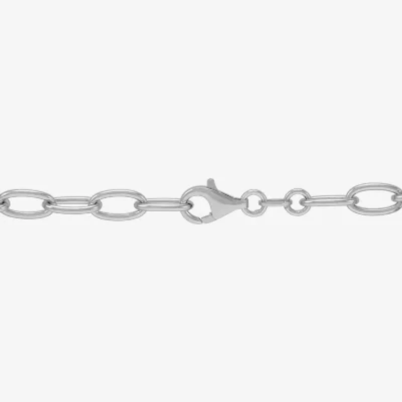 Limited Quantities! Womens Sterling Silver Heart Charm Bracelet