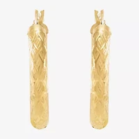 Limited Quantities! Womens 10K Gold 20mm Hoop Earrings