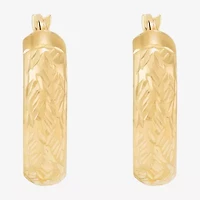 Limited Quantities! Womens 10K Gold 15mm Hoop Earrings