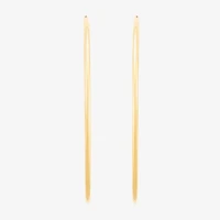 Limited Quantities! Womens 10K Gold 70mm Hoop Earrings