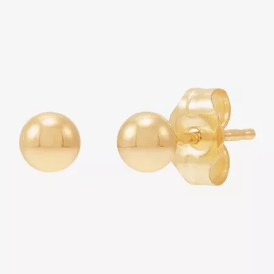 Limited Quantities! 14K Gold 4mm Ball Stud Earrings