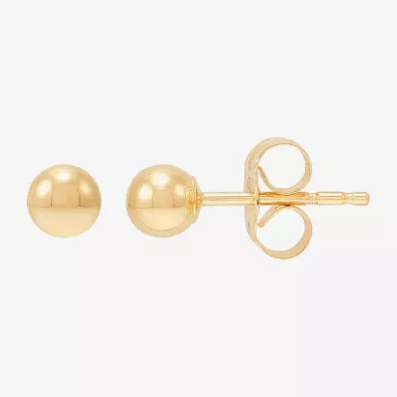 Limited Quantities! 14K Gold 4mm Ball Stud Earrings