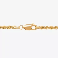 Limited Quantities! Womens 14K Gold 18 Inch Rope Chain Necklace