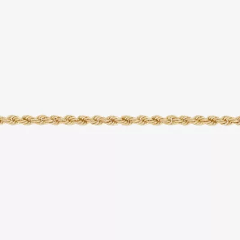 Limited Quantities! Womens 14K Gold 18 Inch Rope Chain Necklace