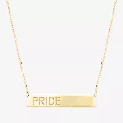 Limited Quantities! Womens 10K Gold 20 Inch Pendant Necklace