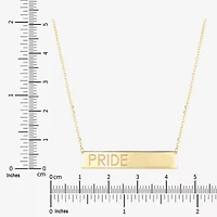 Limited Quantities! Womens 10K Gold 20 Inch Pendant Necklace
