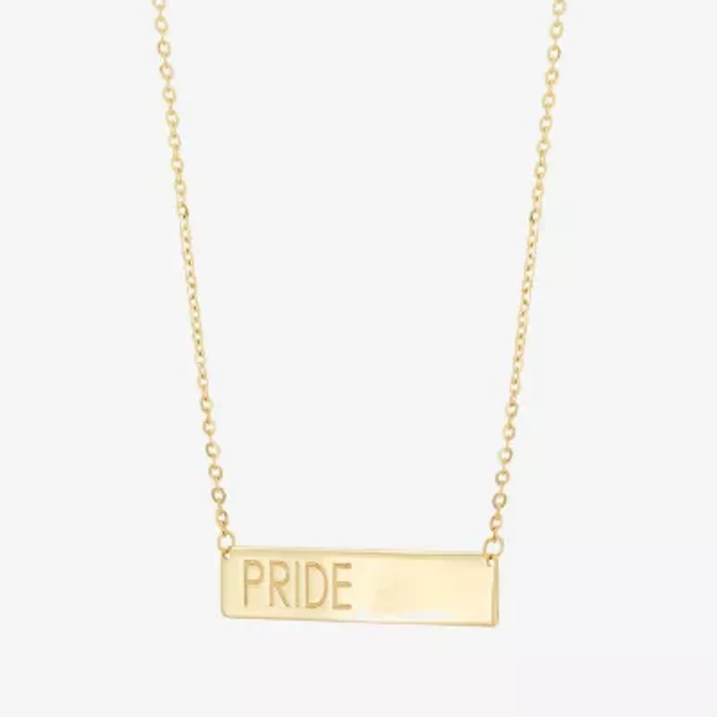 Limited Quantities! Womens 10K Gold 20 Inch Pendant Necklace