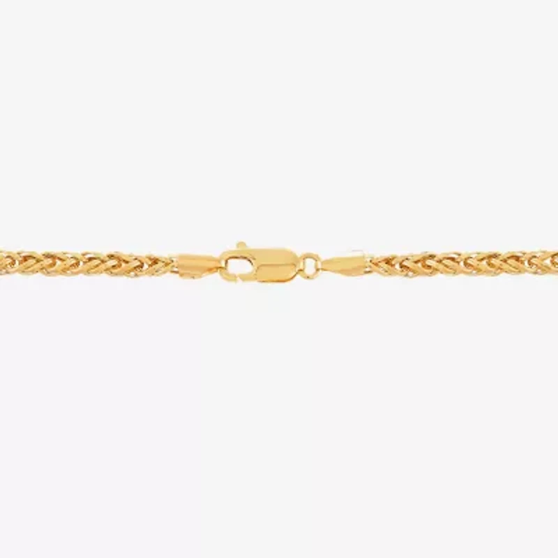 Limited Quantities! Womens 10K Gold 22 Inch Spiga Chain Necklace