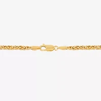 Limited Quantities! Womens 10K Gold 22 Inch Spiga Chain Necklace