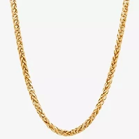 Limited Quantities! Womens 10K Gold 22 Inch Spiga Chain Necklace