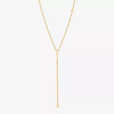 Limited Quantities! Womens 10K Gold 18 Inch Y Necklace
