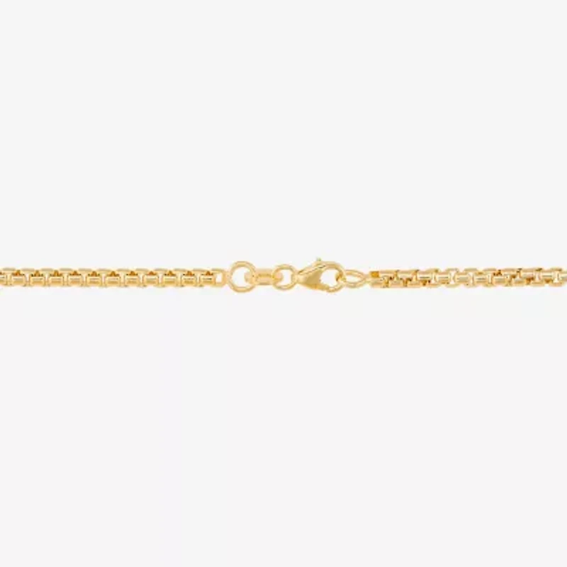 Limited Quantities! Womens 10K Gold 22 Inch Box Chain Necklace