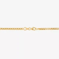 Limited Quantities! Womens 10K Gold 22 Inch Box Chain Necklace