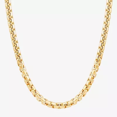 Limited Quantities! Womens 10K Gold 22 Inch Box Chain Necklace