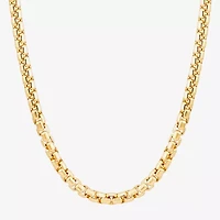 Limited Quantities! Womens 10K Gold 22 Inch Box Chain Necklace