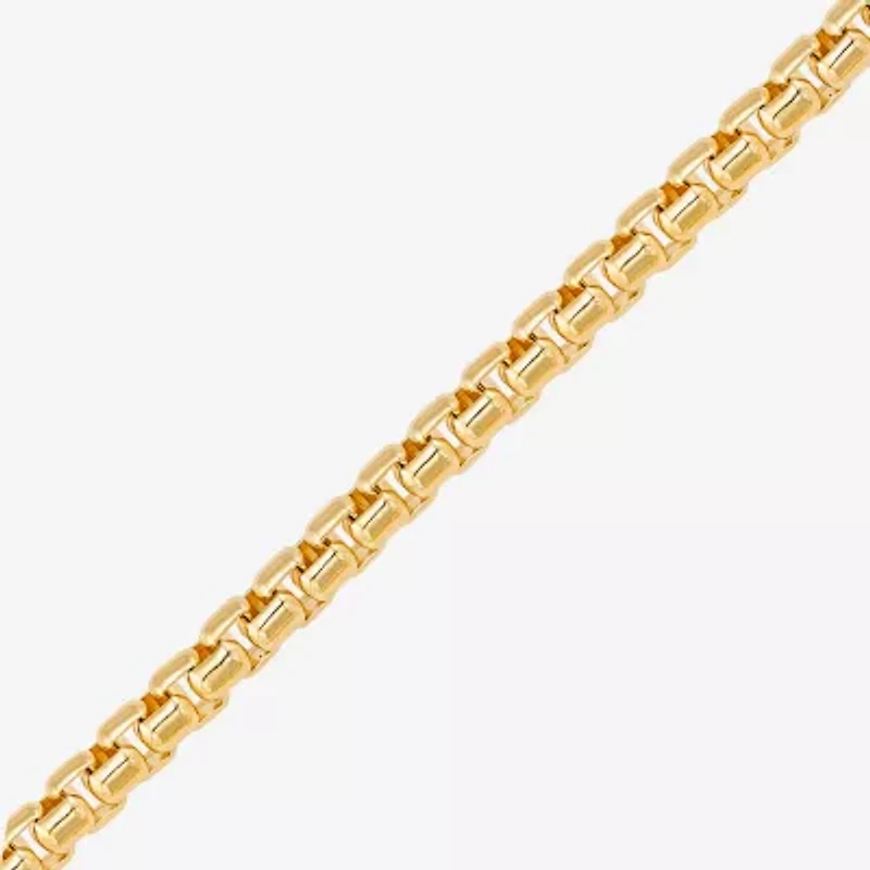 Limited Quantities! Womens 10K Gold 22 Inch Box Chain Necklace