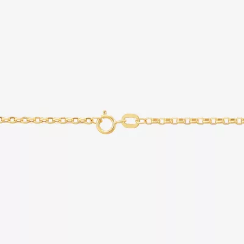 Limited Quantities! Womens 10K Gold 18 Inch Rolo Chain Necklace