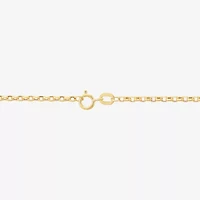 Limited Quantities! Womens 10K Gold 18 Inch Rolo Chain Necklace