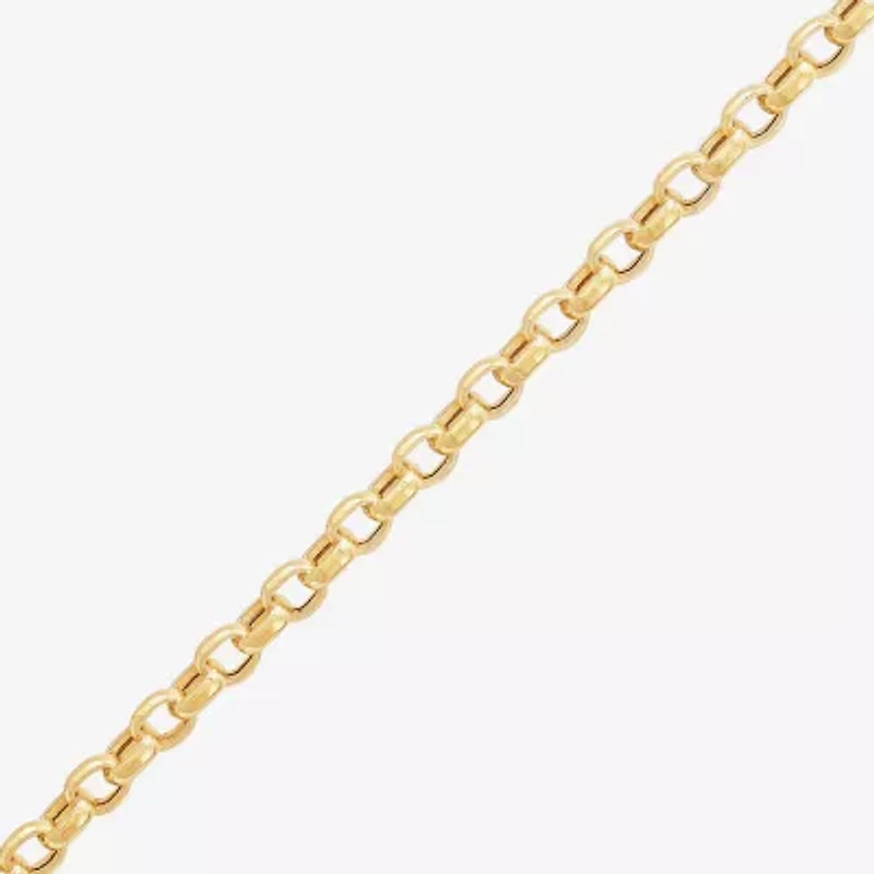 Limited Quantities! Womens 10K Gold 18 Inch Rolo Chain Necklace