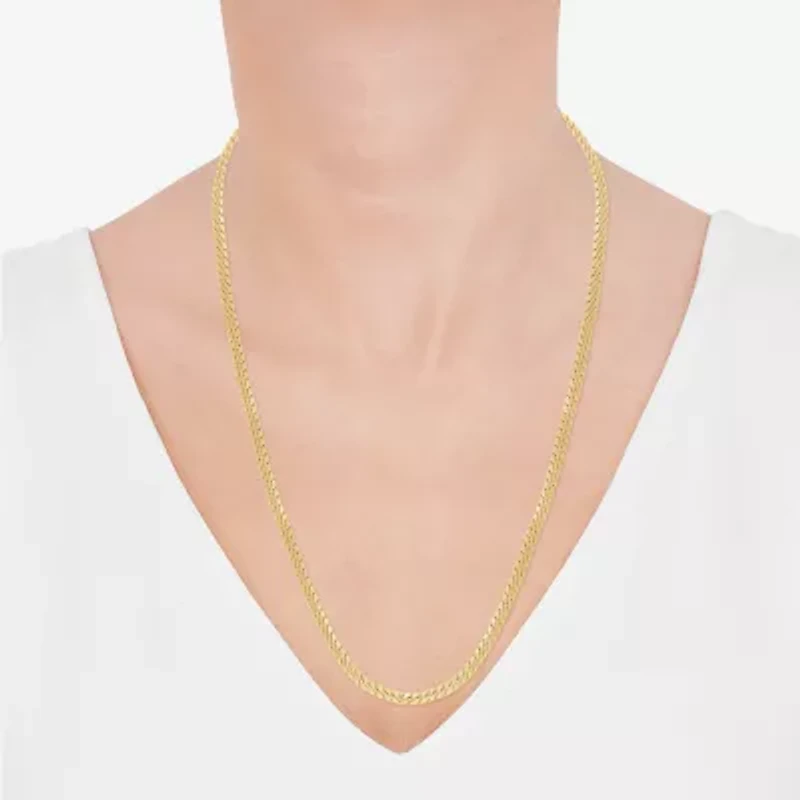 Limited Quantities! Mens 14K Gold 24 Inch Cuban Chain Necklace