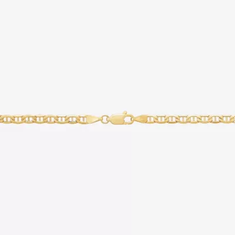 Limited Quantities! Womens 10K Gold 22 Inch Mariner Chain Necklace