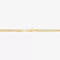Limited Quantities! Womens 10K Gold 22 Inch Mariner Chain Necklace