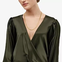 Limited Quantities! Womens 10K Gold 22 Inch Mariner Chain Necklace
