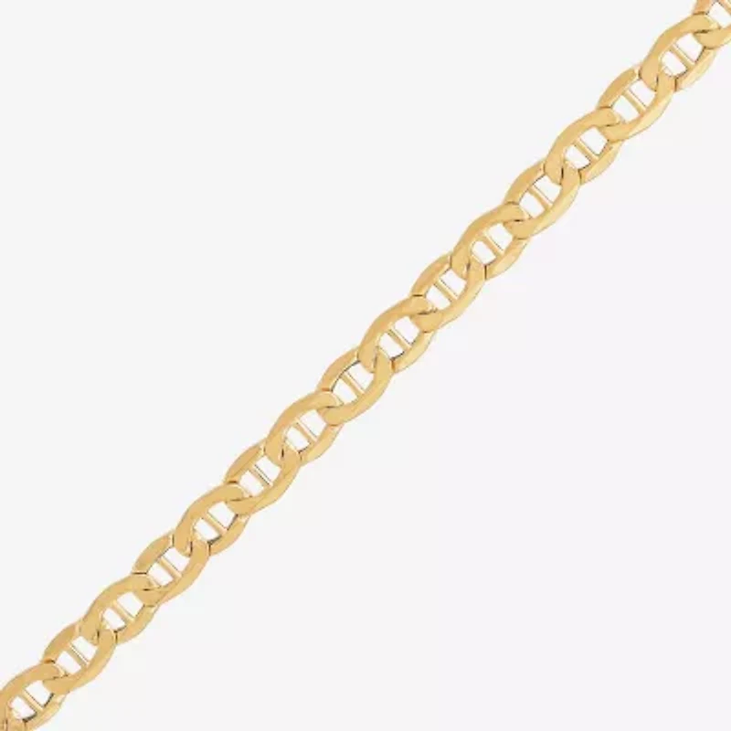 Limited Quantities! Womens 10K Gold 22 Inch Mariner Chain Necklace