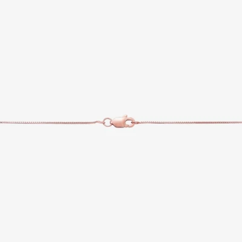 Limited Quantities! Womens 14K Rose Gold 18 Inch Box Chain Necklace
