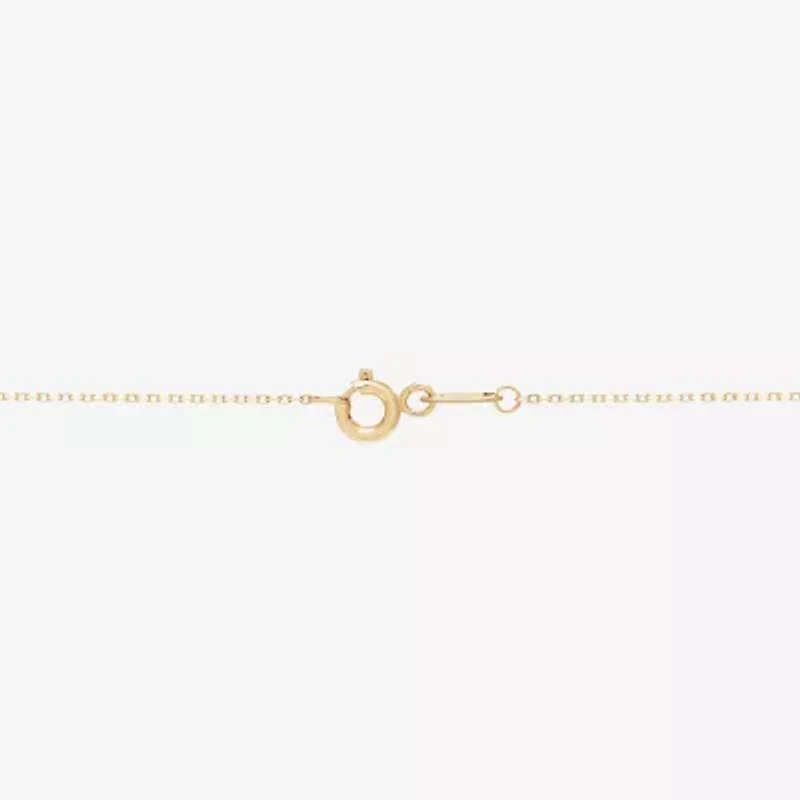 Limited Quantities! Womens 10K Gold Evil Eye 18 Inch Pendant Necklace