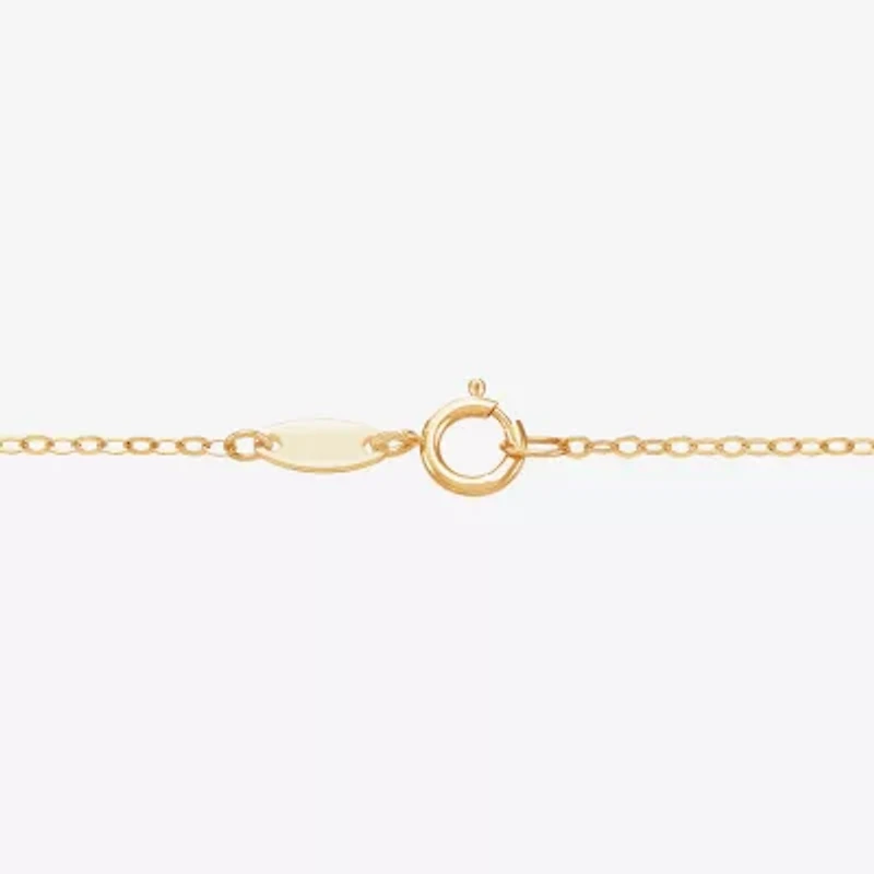 Limited Quantities! Womens 10K Gold Cross 17 Inch Pendant Necklace