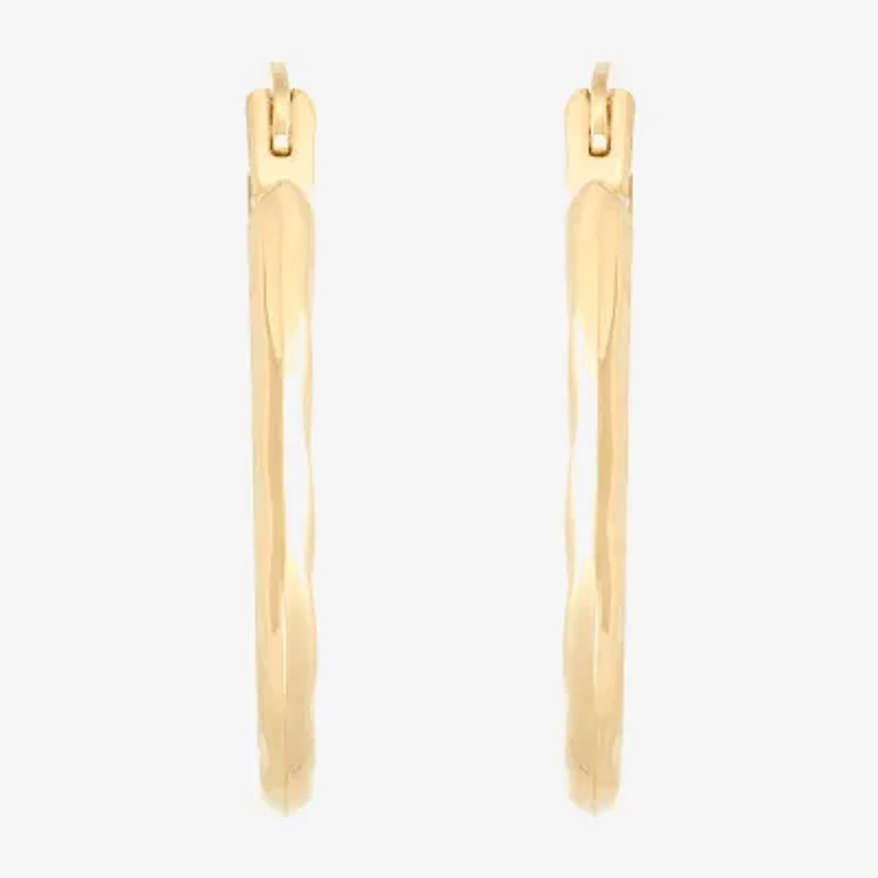 Limited Quantities! Womens 14K Gold 16mm Hoop Earrings