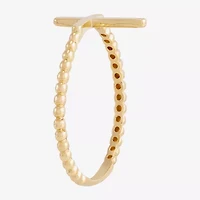 Limited Quantities! Womens 10K Gold Cross Cocktail Ring