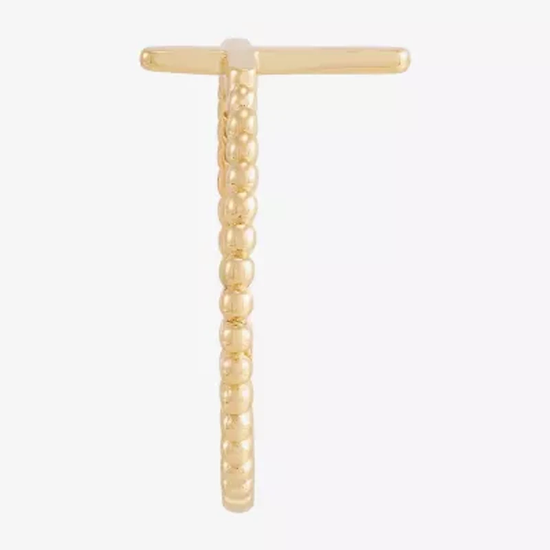 Limited Quantities! Womens 10K Gold Cross Cocktail Ring