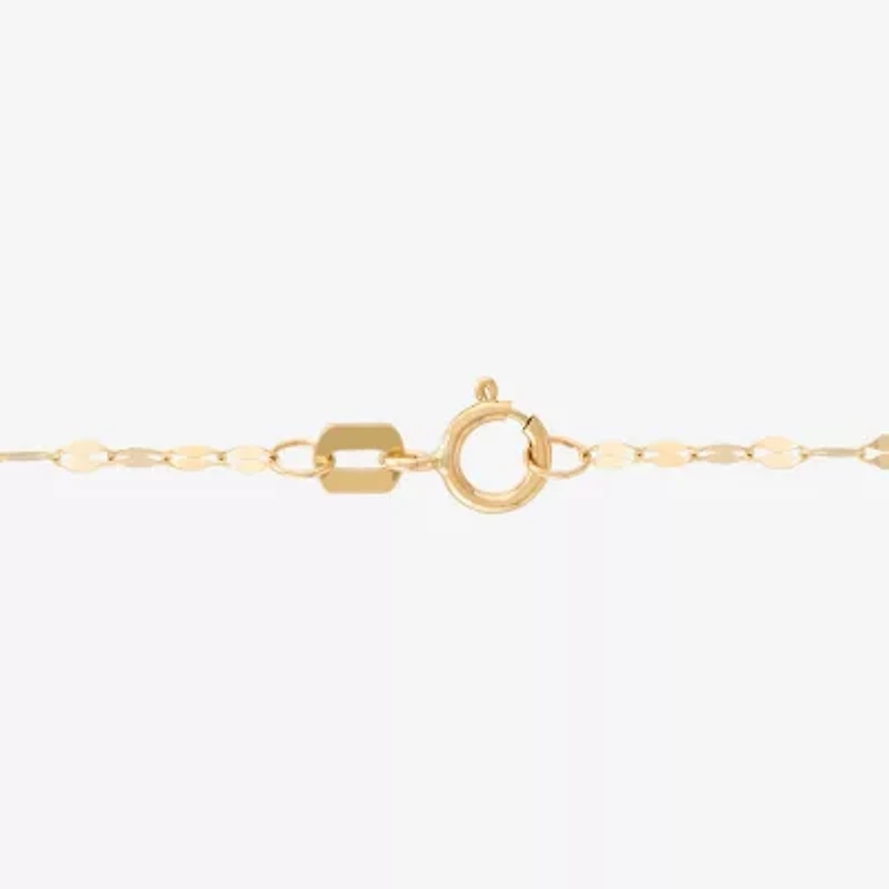 Limited Quantities! Womens 14K Gold Heart 18 Inch Pendant Necklace