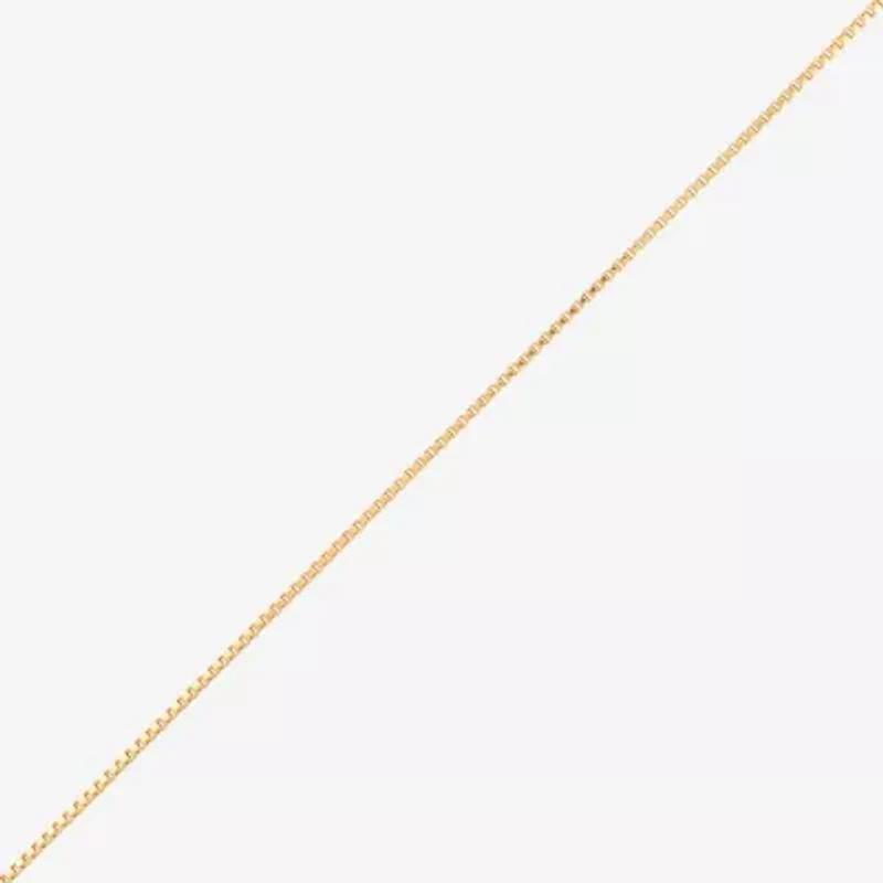 Limited Quantities! Womens 10K Gold 18 Inch Box Chain Necklace