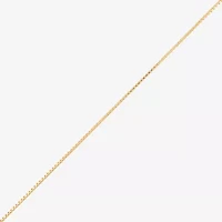 Limited Quantities! Womens 10K Gold 18 Inch Box Chain Necklace