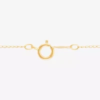 Limited Quantities! Girls White Cubic Zirconia 14K Gold Butterfly 13 Inch Pendant Necklace