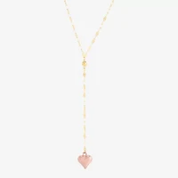 Limited Quantities! Womens 14K Two Tone Gold 18 Inch Y Necklace
