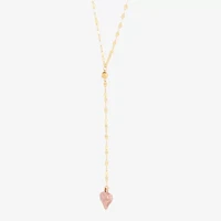 Limited Quantities! Womens 14K Two Tone Gold 18 Inch Y Necklace